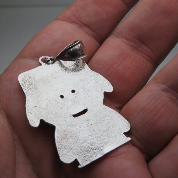 *925 Silver Cartoon Character Dora Pendant - Picture 3 of 4